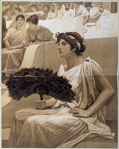 Det greske skuespillet av John William Waterhouse
